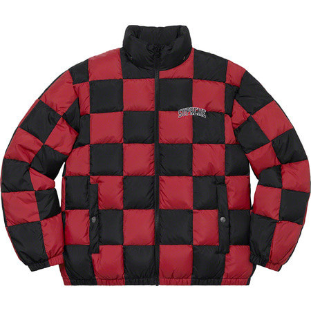 [해외] 슈프림 체커보드 퍼피 자켓 Supreme Checkerboard Puffy Jacket 19FW 관세포함