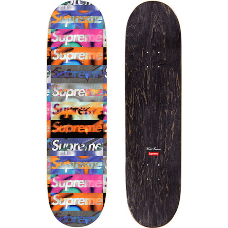 [해외] 슈프림 디스토어티드 로고 스케이트보드 Supreme Distorted Logo Skateboard 20SS