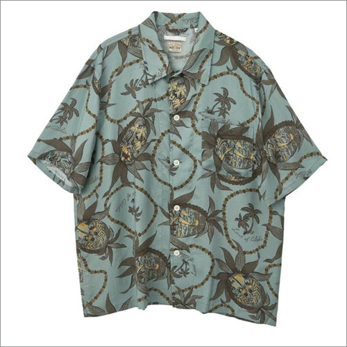 [해외] 스투시 블루 알로하 94 셔츠 STUSSY OL Box Shirt Short Sleeve - Blue Aloha 94