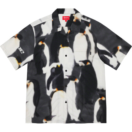 [해외] 슈프림 펭귄 레이온 숏슬리브 셔츠 Supreme Penguins Rayon S/S Shirt 20FW