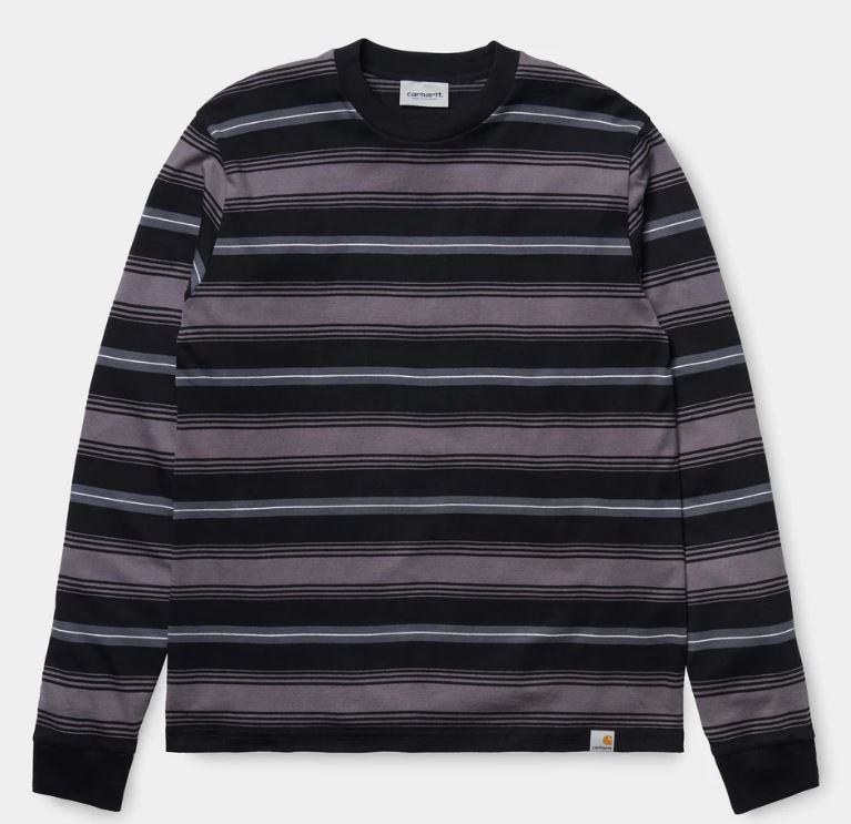 [해외] 칼하트 윕 뷔렌 스트라이프 롱 슬리브 티셔츠 Carhartt Wip Buren Stripe Long Sleeve T-Shirt