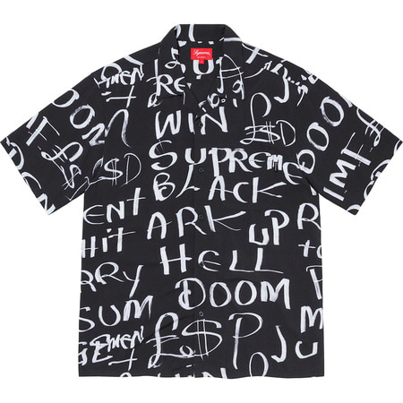 [해외] 슈프림 블랙 아크 레이온 숏슬리브 셔츠 Supreme Black Ark Rayon S/S Shirt 20FW
