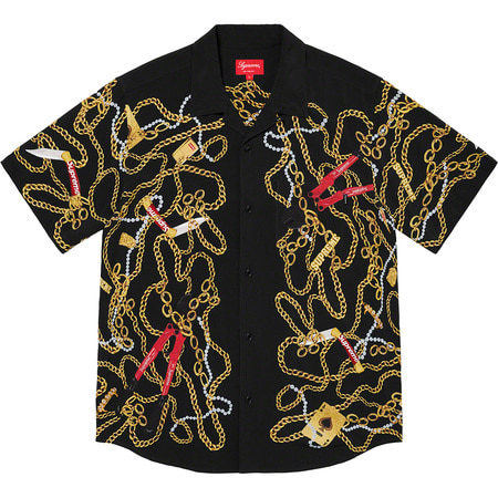 [해외] 슈프림 체인스 레이온 숏슬리브 셔츠 Supreme Chains Rayon S/S Shirt 20FW
