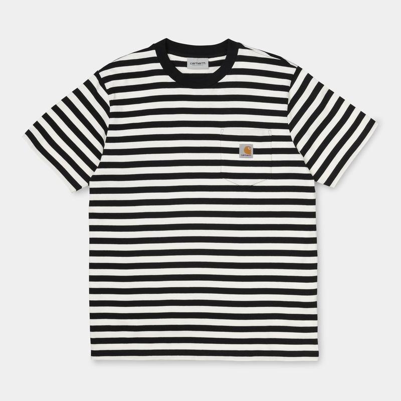 [해외] 칼하트 윕 파커 스트라이프 포켓 티셔츠 Carhartt Wip Parker Stripe Pocket T-Shirt