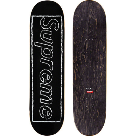 [해외] 슈프림 카우스 초크 로고 스케이트보드 Supreme KAWS Chalk Logo Skateboard 21SS