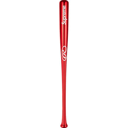 [해외] 슈프림 롤링스 크롬 메이플 우드 베이스볼 배트 Supreme Rawlings Chrome Maple Wood Baseball Bat 21SS
