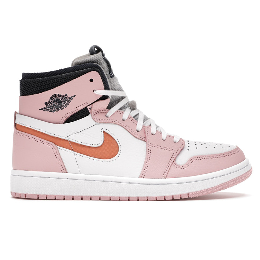 [해외] 나이키 에어조던 1 줌 에어 컴포트 핑크 글레이즈 우먼스 Nike Air Jordan 1 Zoom Air CMFT Pink Glaze W CT0979-601