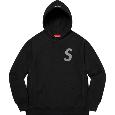 [해외] 슈프림 스와로브스키 S로고 후드 Supreme Swarovski S Logo Hooded Sweatshirt 21SS