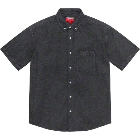 [해외] 슈프림 엠보스드 데님 숏슬리브 셔츠 Supreme Embossed Denim S/S Shirt 21SS