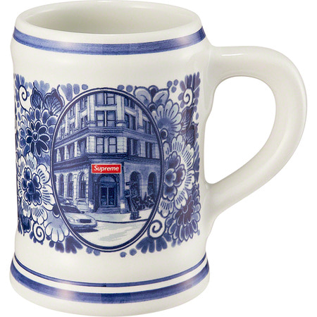 [해외] 슈프림 로얄 델프트 190 보워리 비어 머그 컵 Supreme Royal Delft 190 Bowery Beer Mug 21SS