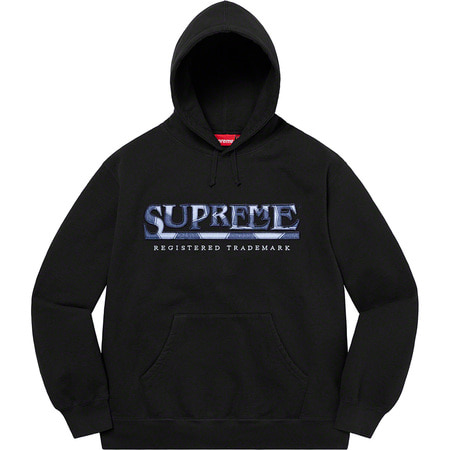 [해외] 슈프림 데님 로고 후드 Supreme Denim Logo Hooded Sweatshirt 21SS