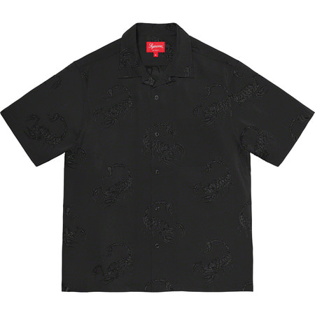 [해외] 슈프림 스콜피온 제커드 숏슬리브 셔츠 Supreme Scorpion Jacquard S/S Shirt 21SS