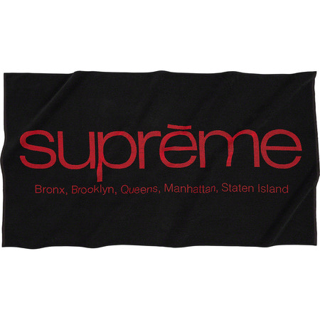 [해외] 슈프림 파이브 버로우 타월 Supreme Five Boroughs Towel 21SS