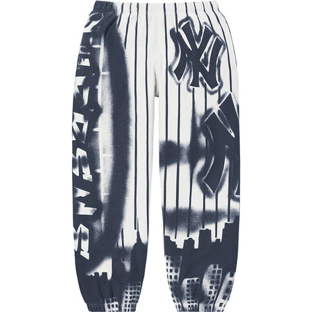 [해외] 슈프림 뉴욕 양키스 에어브러쉬 스웻팬츠 Supreme New York Yankees Airbrush Sweatpant 21FW