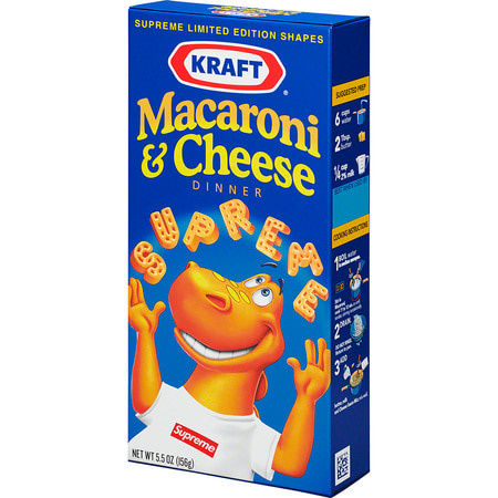 [해외] 슈프림 크래프트 마카로니 앤 치즈 Supreme Kraft Macaroni &amp; Cheese 22SS