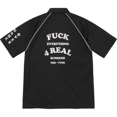 [해외] 슈프림 퍽 에브리싱 숏슬리브 워크 셔츠 Supreme Fuck Everything S/S Work Shirt 22SS
