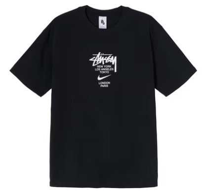 [해외] 나이키 x 스투시 월드투어 티셔츠 Nike x Stussy World Tour T-Shirt 20FW