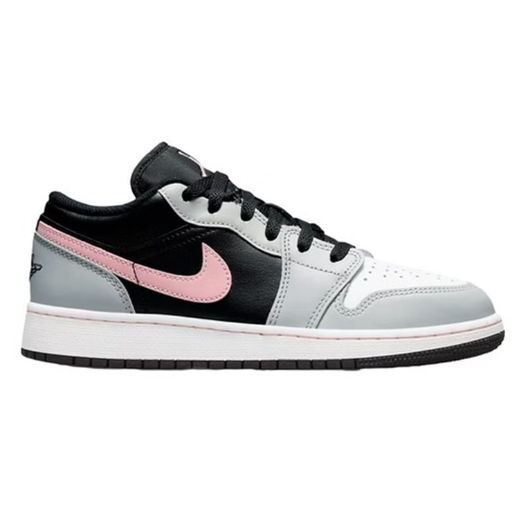 [해외] 나이키 조던 1 로우 블랙 그레이 핑크 GS Nike Jordan 1 Low Black Grey Pink GS 553560-062