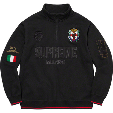 [해외] 슈프림 밀라노 하프 집 풀오버 Supreme Milano Half Zip Pullover 22FW
