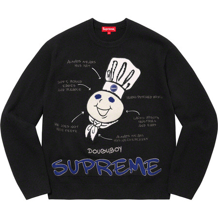 [해외] 슈프림 도우보이 스웨터 Supreme Doughboy Sweater 22FW