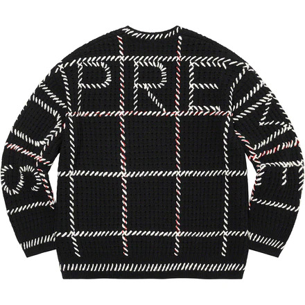 [해외] 슈프림 퀼트 스티치 스웨터 Supreme Quilt Stitch Sweater 23SS