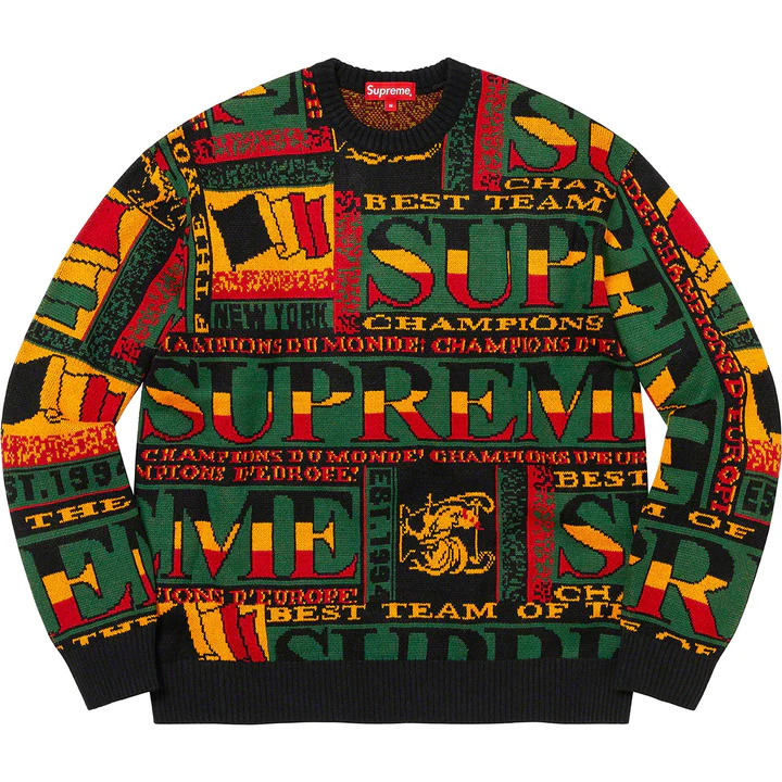 [해외] 슈프림 스카프 스웨터 Supreme Scarf Sweater 23SS
