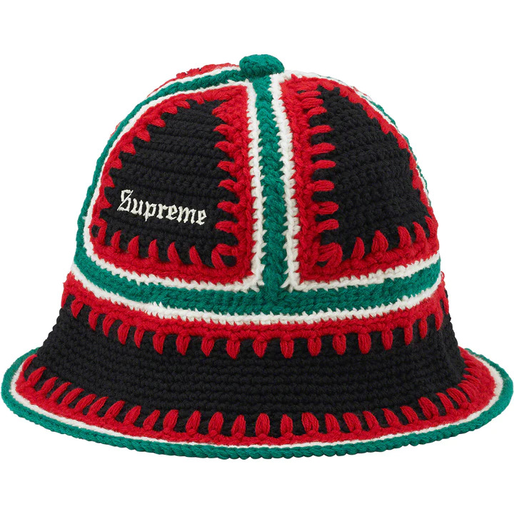 [해외] 슈프림 크로셰 엣지 벨 햇 Supreme Crochet Edge Bell Hat 23SS