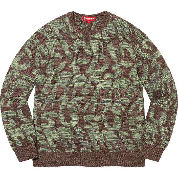 [해외] 슈프림 스택드 스웨터 Supreme Stacked Sweater 23SS