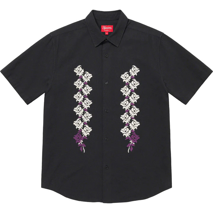 [해외] 슈프림 니들포인트 숏슬리브 셔츠 Supreme Needlepoint S/S Shirt 23SS