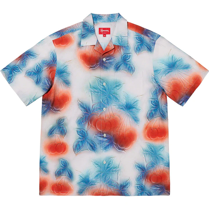 [해외] 슈프림 체리스 숏슬리브 셔츠 Supreme Cherries S/S Shirt 23SS