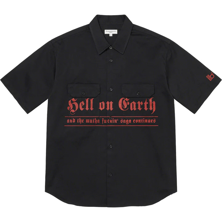 [해외] 슈프림 버나뎃 코퍼레이션 숏슬리브 워크 셔츠 Supreme Bernadette Corporation S/S Work Shirt 23SS