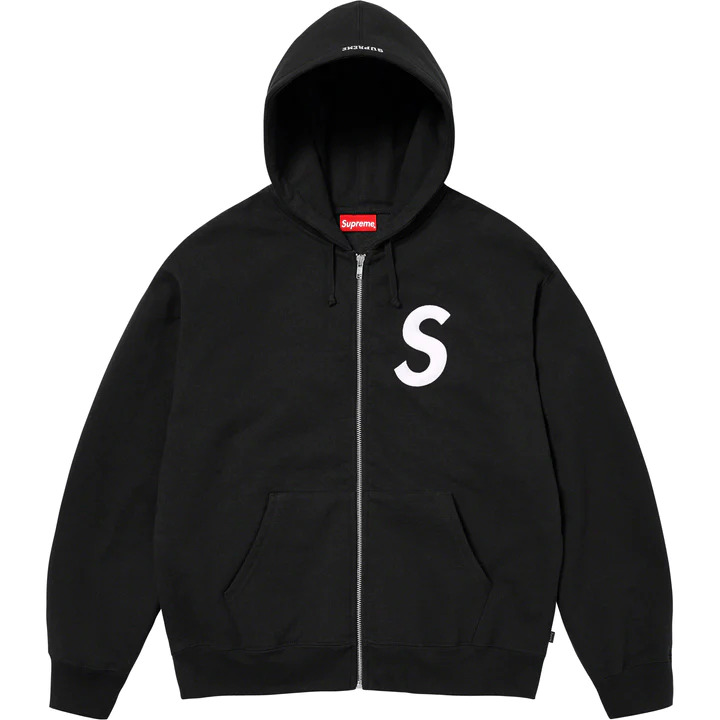 [해외] 슈프림 S로고 집업 후드 Supreme S Logo Zip Up Hooded Sweatshirt 23FW
