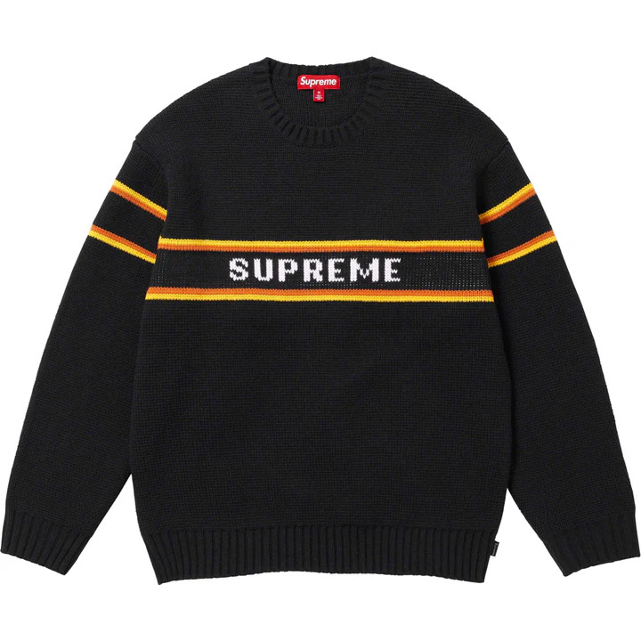 [해외] 슈프림 체스트 스트라이프 스웨터 Supreme Chest Stripe Sweater 23FW