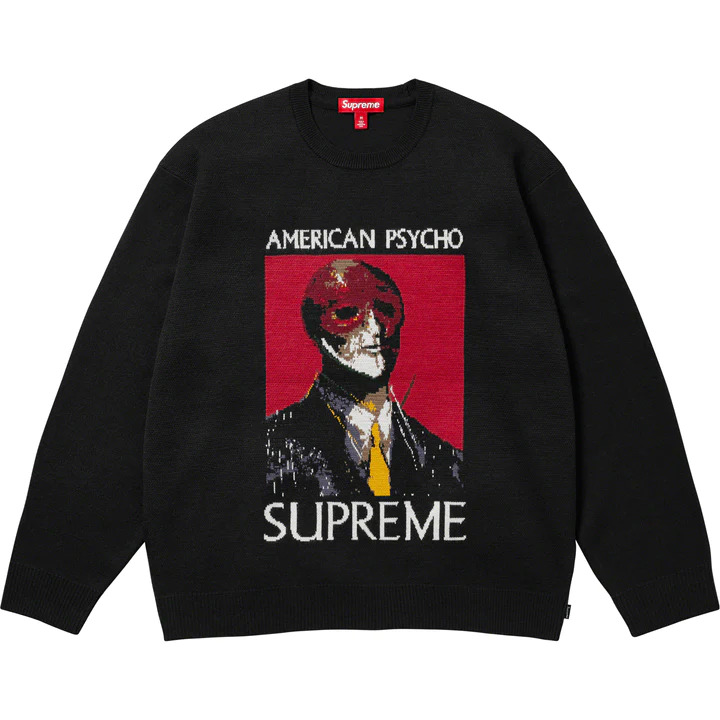 [해외] 슈프림 아메리칸 사이코 스웨터 Supreme American Psycho Sweater 23FW