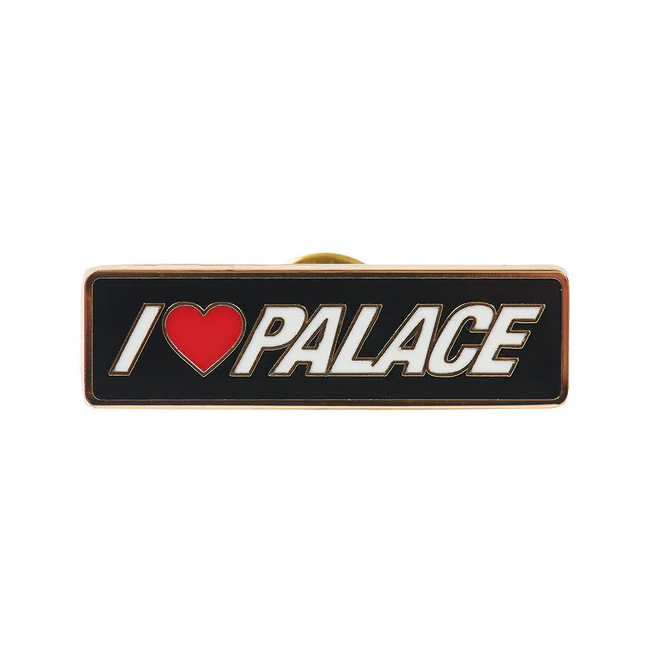 [해외] 팔라스 아이 러브 팔라스 핀 뱃지 Palace I Love Palace Pin Badge 24SS