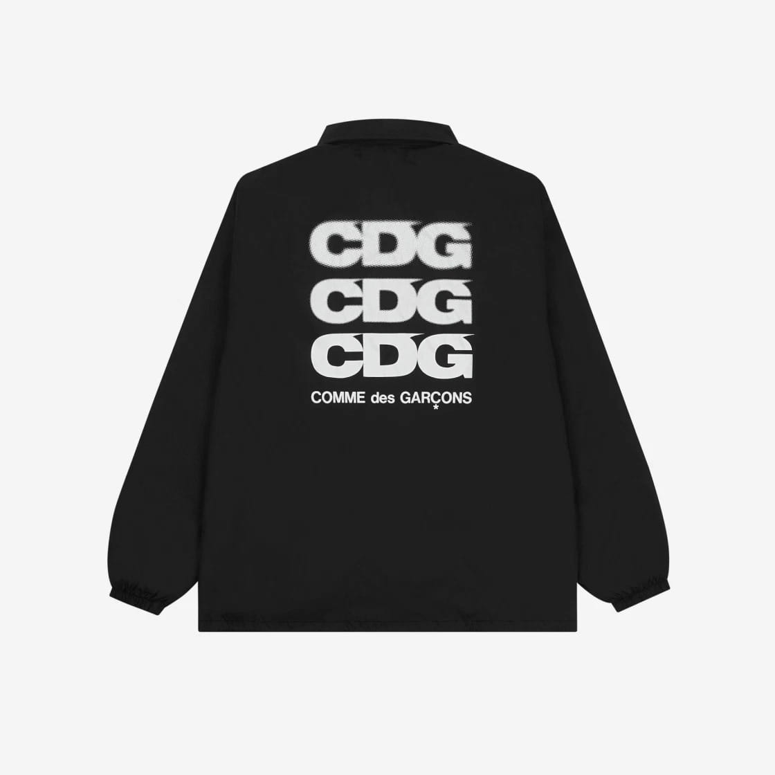 [해외] 꼼데가르송 CDG 로고 코치 자켓 블랙 CDG Logo Coach Jacket Black