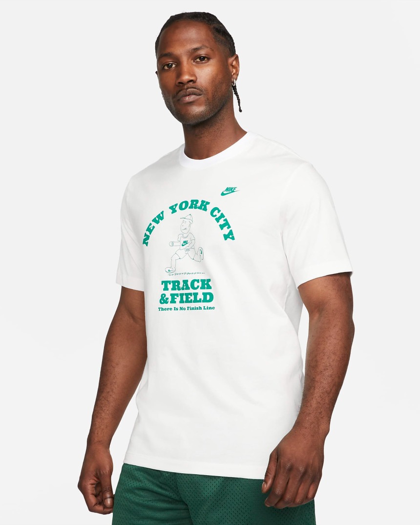 [해외] 나이키 스포츠웨어 맨즈 티셔츠 New York City 레몬 화이트 네이비 FN1860