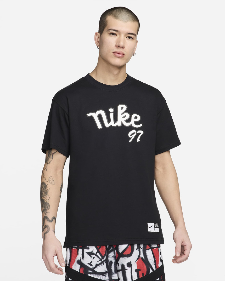 [해외] 나이키 맥스 97 로고 농구 티셔츠 FV8397-010