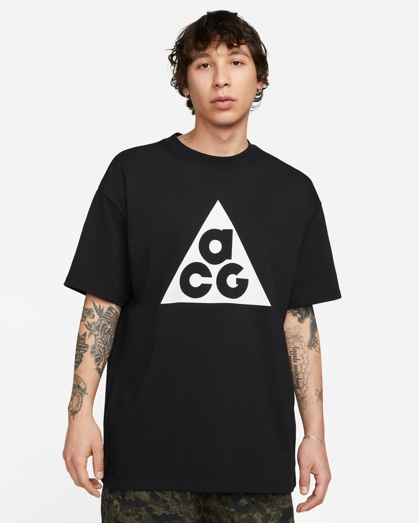 [해외] 나이키 ACG 숏 슬리브 티셔츠 블랙 화이트 핑크 블루 DJ3644