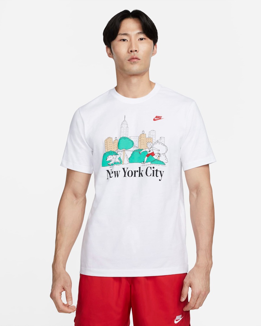 [해외] 나이키 뉴욕 NYC 여름 티셔츠 반팔 FN1859-100