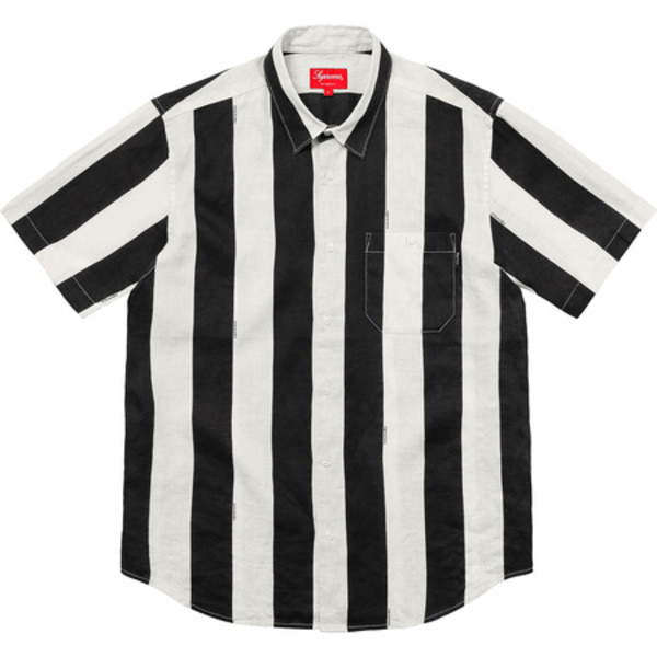 [해외] 슈프림 와이드 스트라이프 셔츠 Supreme Wide Stripe Shirt 18SS