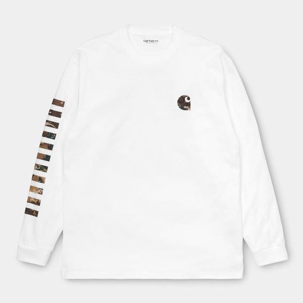 [해외] 칼하트 윕 카모 밀 롱 슬리브 티셔츠 Carhartt Wip Camo Mil Long Sleeve T-Shirt