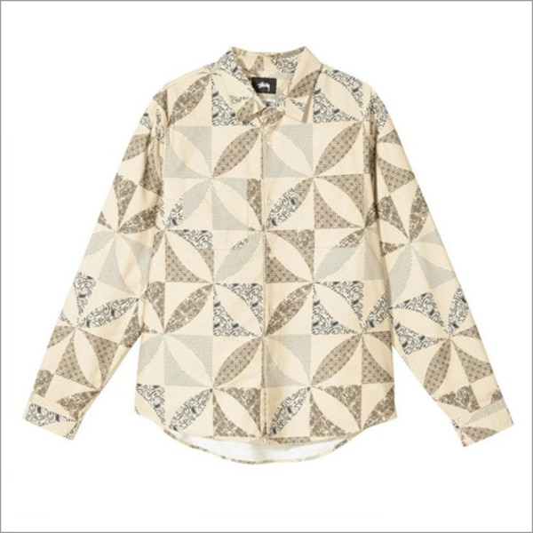[해외] 스투시 퀼트 패턴 셔츠 STUSSY Quilt Pattern Shirt