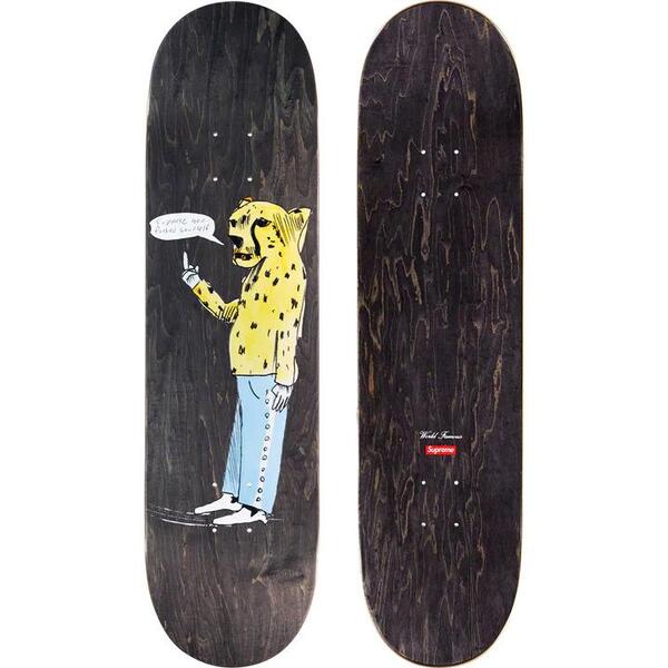 [해외] 슈프림 네일 블랜더 치타 스케이트보드 Supreme Neil Blender Cheetah Skateboard 23FW
