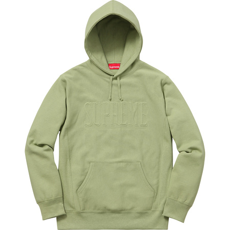[해외] 슈프림 엠브로이드 아웃라인 후드 SUPREME embroidered outline hooded sweatshirt