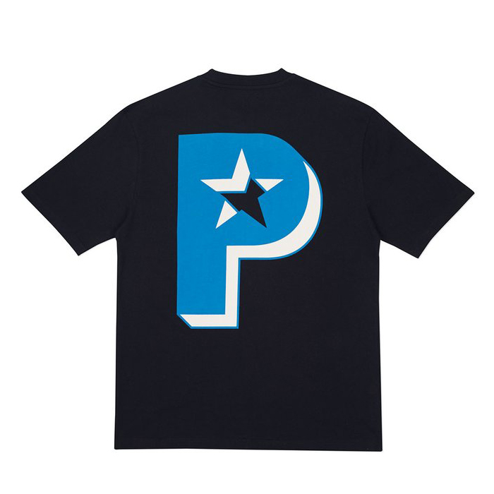 [해외] 팔라스 P 스타 티셔츠 블랙 Palace P Star Tee Black 17SS