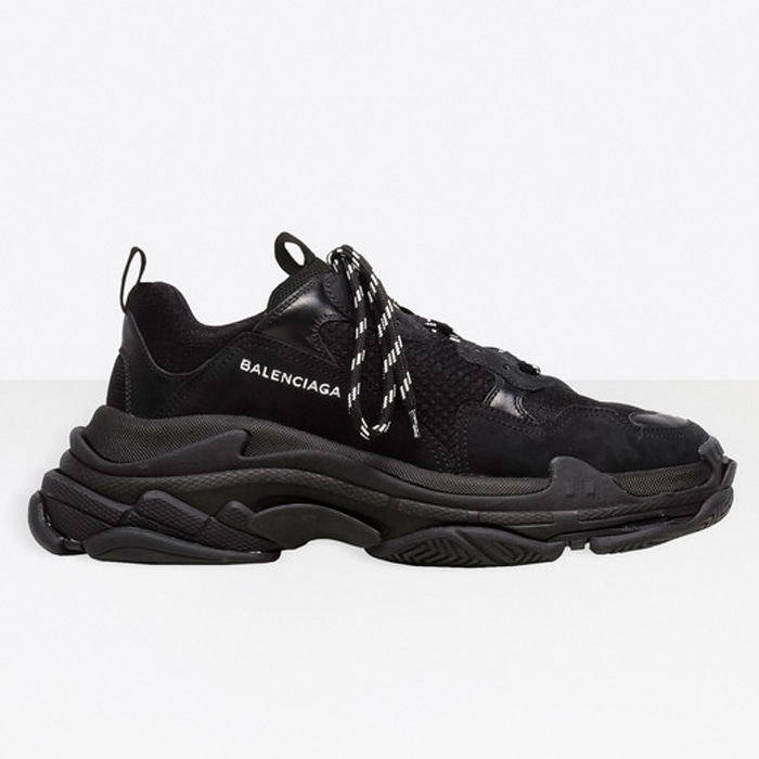 [해외] 발렌시아가 트리플S 클린블랙 Balenciaga Triple S Sneakers Black 관세포함