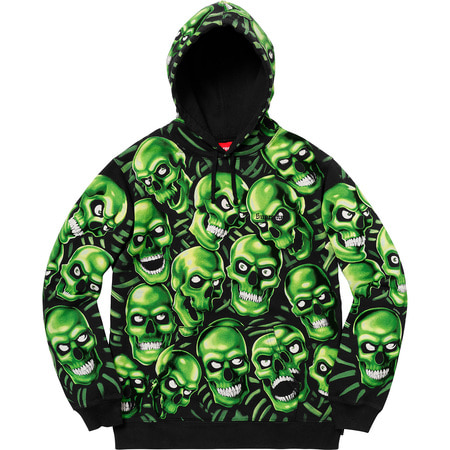 [해외] 슈프림 스컬 파일 후드 Supreme Skull Pile Hooded Sweatshirt 18SS