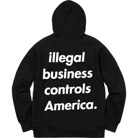 [해외] 슈프림 일리걸 비지니스 후드 Supreme Illegal Business Hooded Sweatshirt 18SS