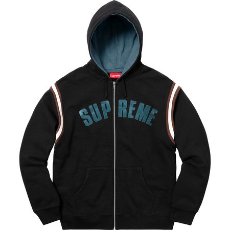[해외] 슈프림 젯 슬리브 집업 후드 Supreme Jet Sleeve Zip Up Hooded Sweatshirt 18SS